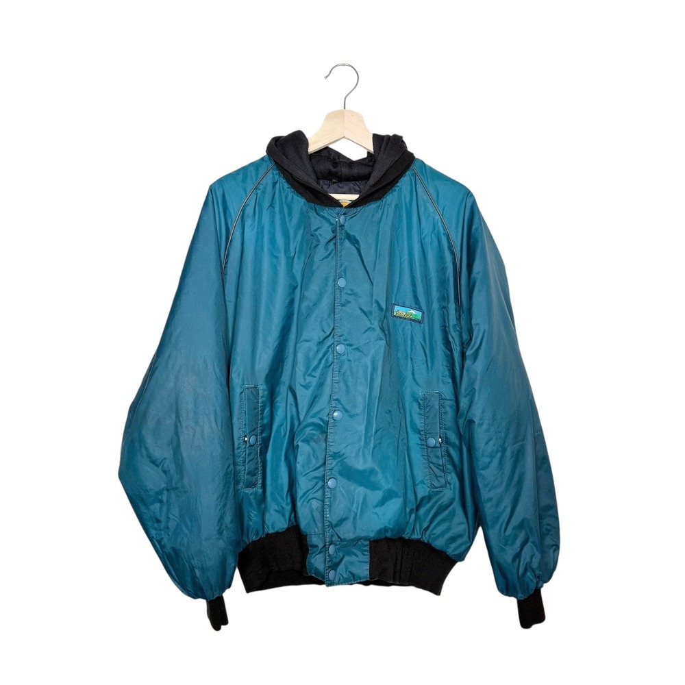 VIntage 90's Cabelas Outdoor Gear Hooded‎ Bomber Jacket Size L